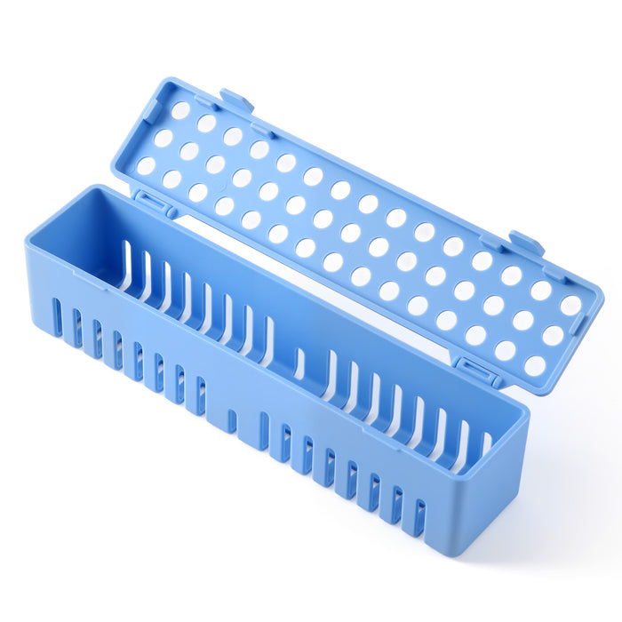 Instrument Disinfection Box Plastic Autoclavale Blue 1Pcs/Bag - JMU DENTAL INC