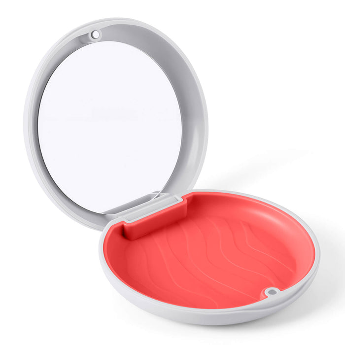 JMU Secure-Closure Retainer Case with Mirror 1 pc/box - JMU DENTAL INC