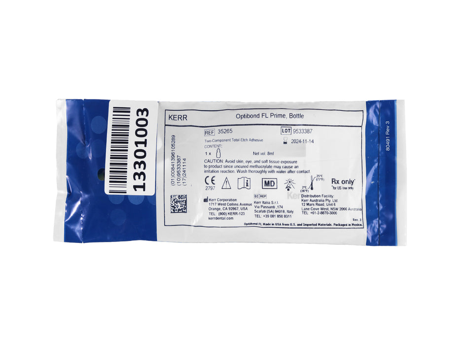 Kerr OptiBond FL Prime - Bottle #1 8ml - JMU DENTAL INC