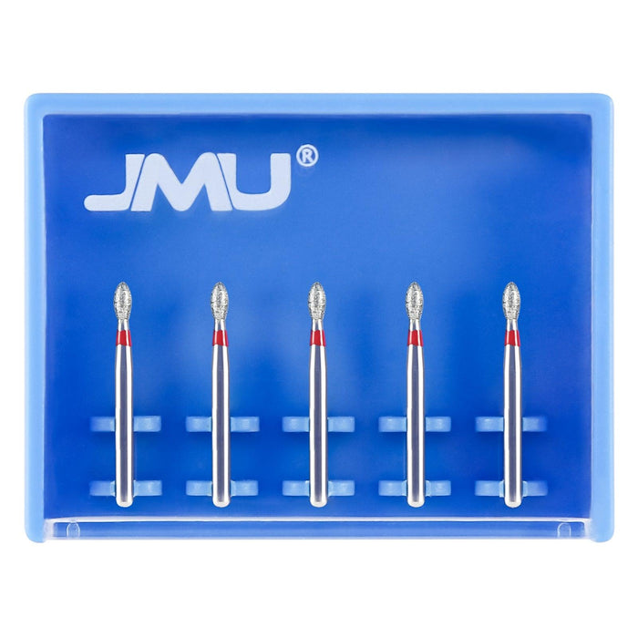 JMU Diamond Burs, Fine Grit, Football, FG #379-018F, 5/pk - JMU Dental