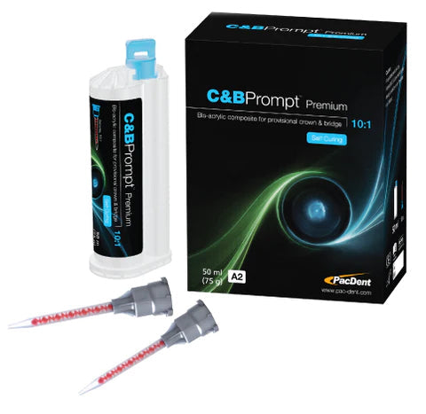 PacDent C&B Prompt™ Temporary Crown & Bridge Material - JMU DENTAL INC