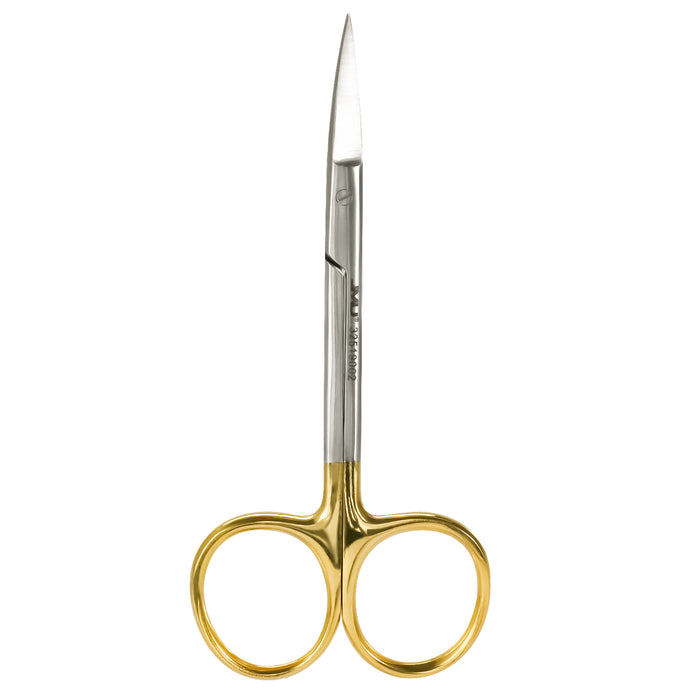 JMU Surgical Gum Tissue Scissors Serrated Straight/Curved Stainless Steel 1pc/pack - JMU DENTAL INC
