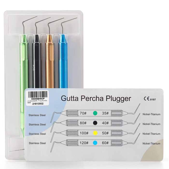 Gutta Percha Pluggers, with NiTi tip and stainless steel tip - JMU Dental