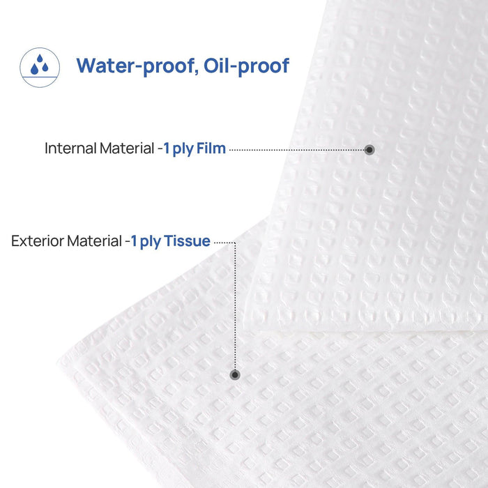 JMU Dental Disposable Paper Headrest Cover 500Pcs/Case - JMU DENTAL INC