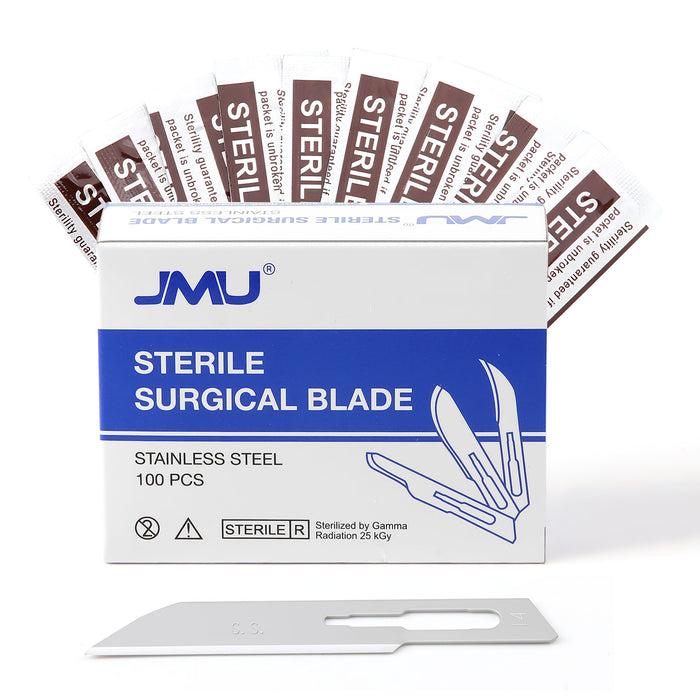 JMU Dental Surgical Blade #14 Stainless Steel 100pcs/Box - JMU DENTAL INC