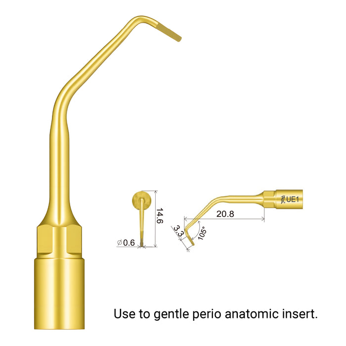 pecker UE1 Piezo Bone Surgery Tip 1PC - JMU DENTAL INC
