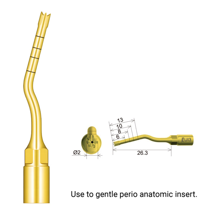 Woodpecker UI3 Piezo Bone Surgery Tip 1PC - JMU DENTAL INC