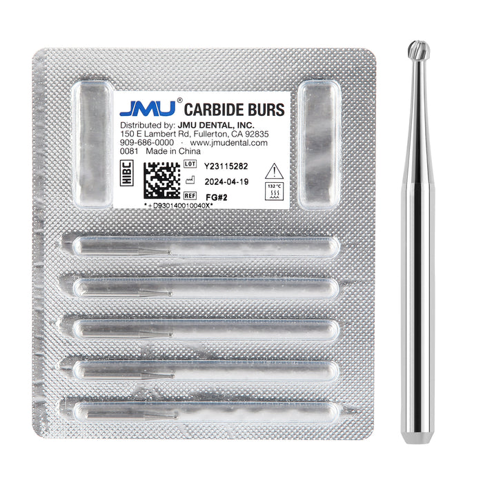 JMU Carbide Burs FG Round 5/Pk