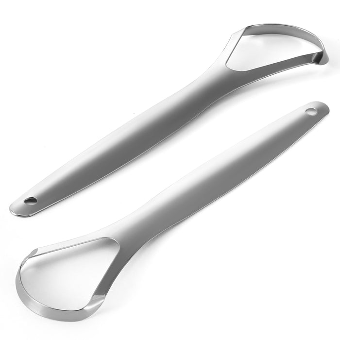 JMU Stainless Steel Tongue Cleaner with Travel Case 2Pcs/Pack - JMU DENTAL INC