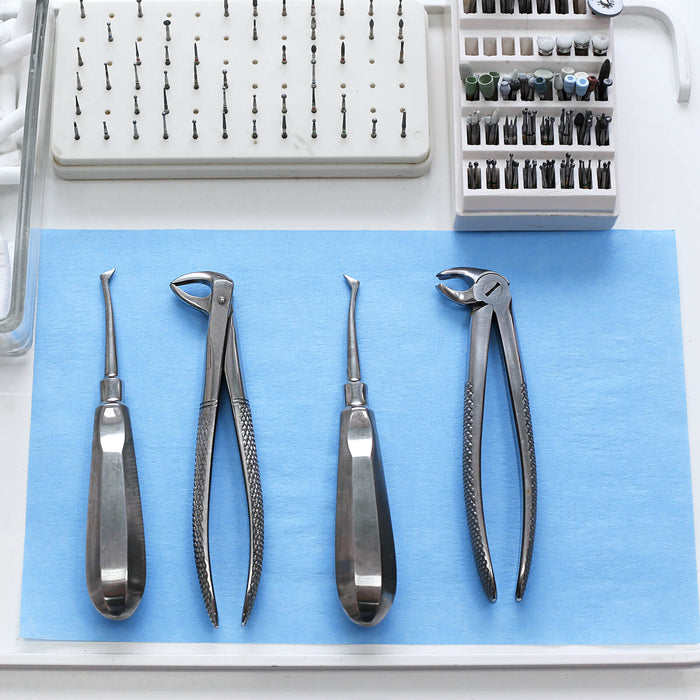 JMU CSR Wraps Autoclave Sterilization Wrap Sheets Crepe Paper 100pcs/ bag - JMU DENTAL INC