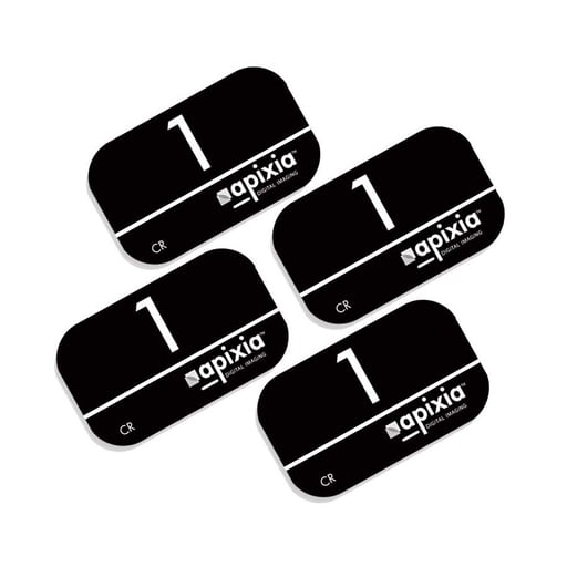 Apixia PSP Phosphor Plates Intraoral Imaging Reusable Size 1, 2, 4/Pk