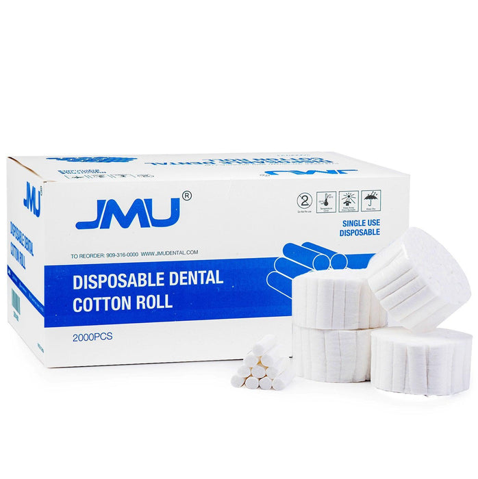 JMU Disposable Dental Cotton Rolls 2000Pcs/Box - JMU DENTAL INC