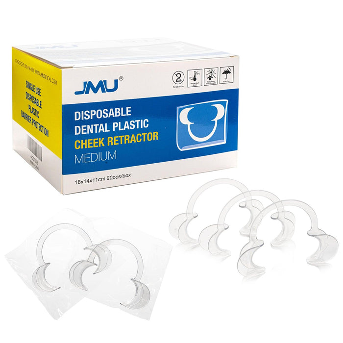 JMU Disposable Cheek Retractor Medium Dental Mouth Opener 20Pcs/Box - JMU DENTAL INC