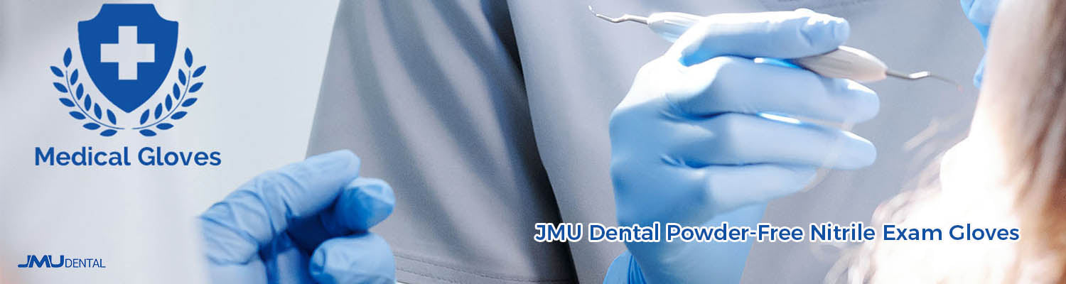 Elevate Your Practice with Comfort & Safety: JMU Dental's Powder-Free Nitrile Exam Gloves