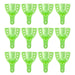 JMU Disposable Dental Impression Trays Green Perforated 12Pcs/Bag - JMU DENTAL INC