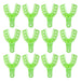 JMU Disposable Dental Impression Trays Green Perforated 12Pcs/Bag - JMU DENTAL INC