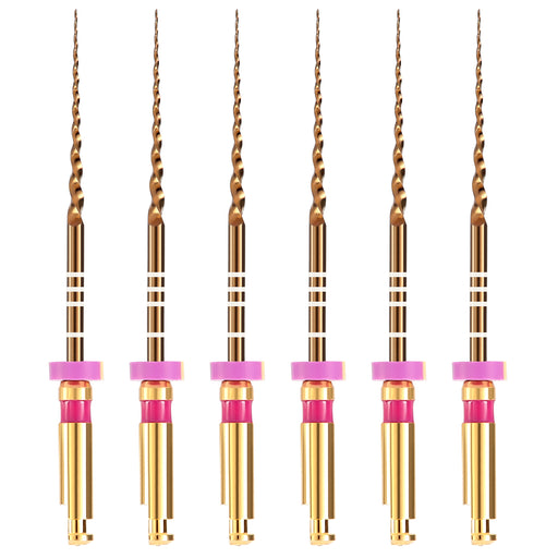 JMU NITI ROTARY FILES, PT-G SUPER FILES #D-SUPER FILES (GOLD) - JMU Dental
