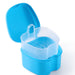 JMU Denture Bath Case Retainer Box with Strainer Apple Shaped - JMU DENTAL INC