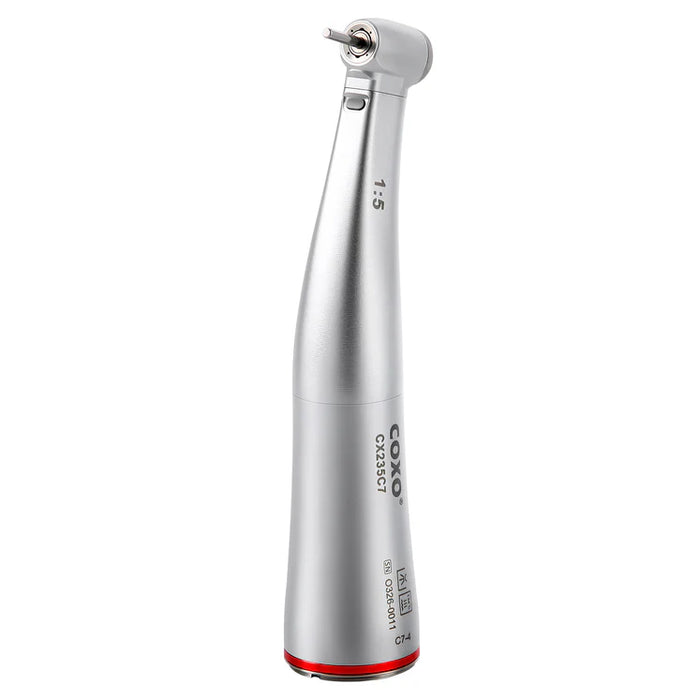 COXO CX235C7 1:5 Speed Increased Geared Angle Handpiece Standard Head With Fiber Optic