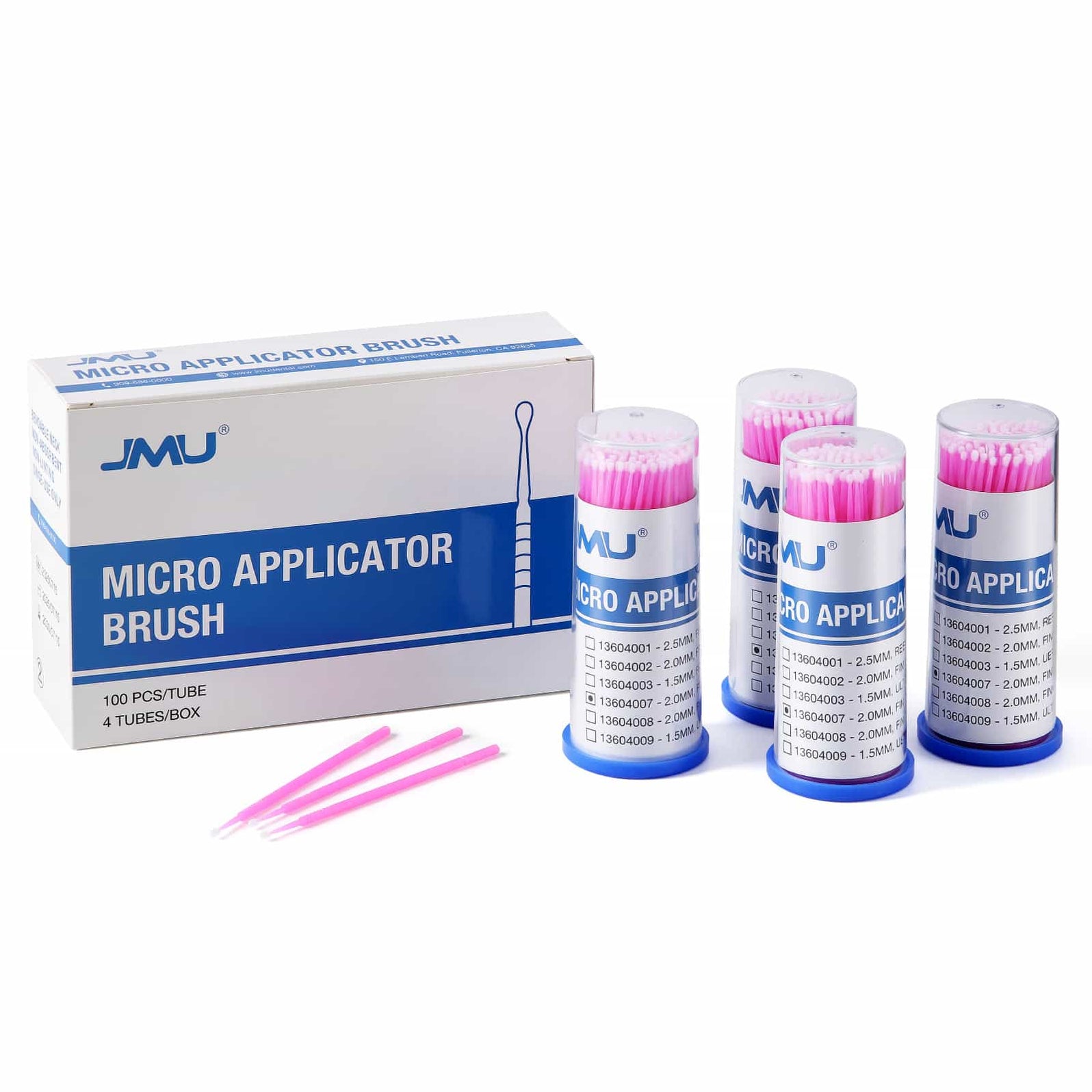 JMU Dental Disposable Micro Applicator Brush Microbrush 400/Box