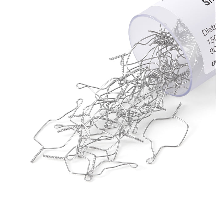 JMU Dental Kobayashi Ligature Wire Short 100/pk - JMU DENTAL INC