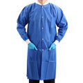 JMU Disposable SMS Lab Coats Knee Length 3 Pockets S/M/L/XL 3 Colors - JMU DENTAL INC