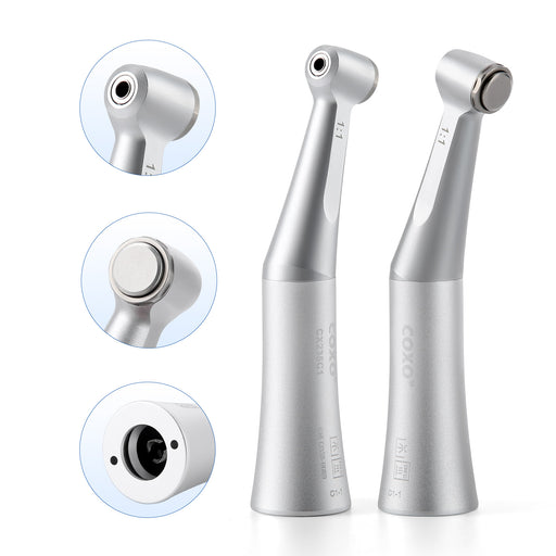 COXO Dental Low Speed Handpiece 4 Hole Contra Angle Straight Handpiece Air Motor - JMU DENTAL INC
