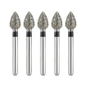 JMU Diamond Burs FG Super Coarse Football 5/Pk - JMU DENTAL INC