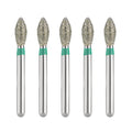 JMU Diamond Burs FG Coarse Grit Football 5/Pk - JMU DENTAL INC