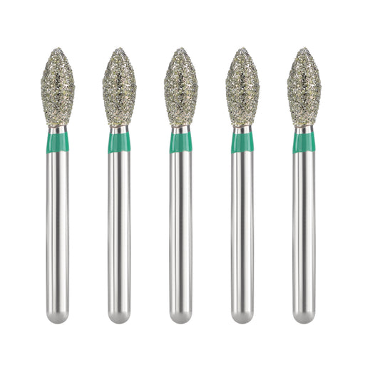 JMU Diamond Burs FG Coarse Grit Football 5/Pk - JMU DENTAL INC
