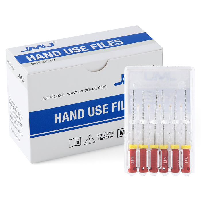 JMU HAND USE FILES K-FILES Nickel Titanium 31mm 6Pcs/Pk