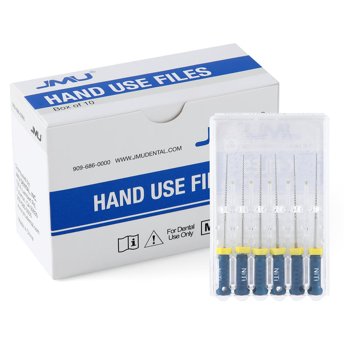 JMU HAND USE FILES K-FILES Nickel Titanium 31mm 6Pcs/Pk