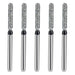 JMU Diamond Burs FG Super Coarse Round End Cylinder 5/Pk - JMU DENTAL INC