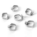 JMU 1st Molar Bands Pre-welded with Tubes Roth/MBT 0.022 Set of 4 20 Sets/Box - JMU DENTAL INC