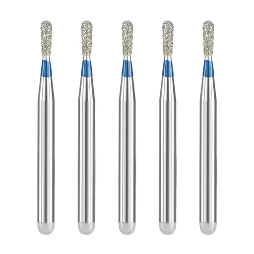 JMU Diamond Burs FG Medium Grit Pear FG #830-010M 5/Pk - JMU DENTAL INC