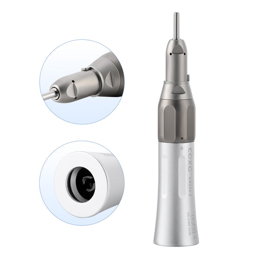 COXO Dental Low Speed Handpiece 4 Hole Contra Angle Straight Handpiece Air Motor - JMU DENTAL INC