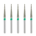 JMU Diamond Burs FG Coarse Grit Needle 5/Pk - JMU DENTAL INC