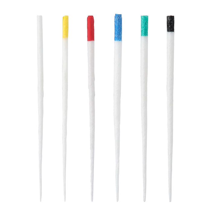 JMU Absorbent Paper Points Taper Size 0.04 #15-40 Assorted Color-coded 100pcs/Pack