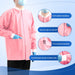 JMU Plus SMS Jacket with 3 Pockets Hip Length Pink 1pc/bag - JMU DENTAL INC