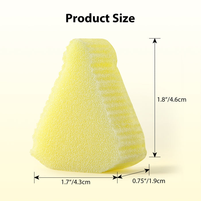 Endo Triangle Foam Sponge Yellow 48Pcs/Bag - JMU DENTAL INC