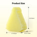 Endo Triangle Foam Sponge Yellow 48Pcs/Bag - JMU DENTAL INC