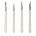 JMU Dental Sterile Scalpels with Stainless-steel Blade and Plastic Handle 10Pcs/Box