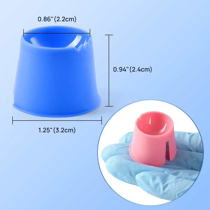 JMU Plastic Dappen Dish Assorted Colors 100Pcs/Box - JMU DENTAL INC