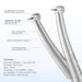 COXO CX207-W High-speed Air Turbine Handpiece, ³300,000rpm, Standard Head, 3-port spray, (equipped with coupler, handpiece fits into W&H or COXO 229-B 4-hole coupler) #H17-SPQ4 - JMU Dental