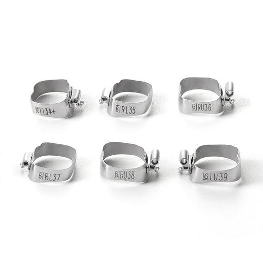 JMU 1st Molar Bands Pre-welded with Tubes Roth/MBT 0.022 Set of 4 20 Sets/Box - JMU DENTAL INC