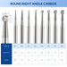 JMU Carbide Burs, Round, RA, 5/pk - JMU Dental