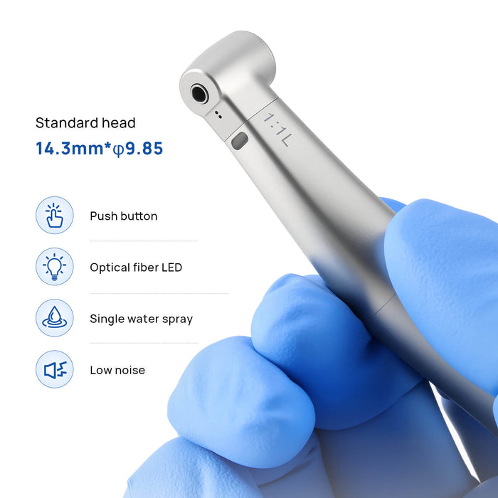 Jinme 1:1 Low Speed Electric Handpiece Contra-Angle W11L - JMU DENTAL INC
