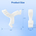 JMU Orthodontics Aligner Chewies Y-Shaped Individual Packaging 2Pcs/Bag - JMU DENTAL INC