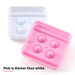 JMU Premium Quality Mixing Wells 4-Well Pink 200Pcs/Box - JMU DENTAL INC