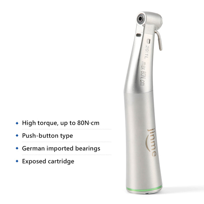 Jinme 20:1 Dental Implant Contra Angle Handpiece - JMU DENTAL INC